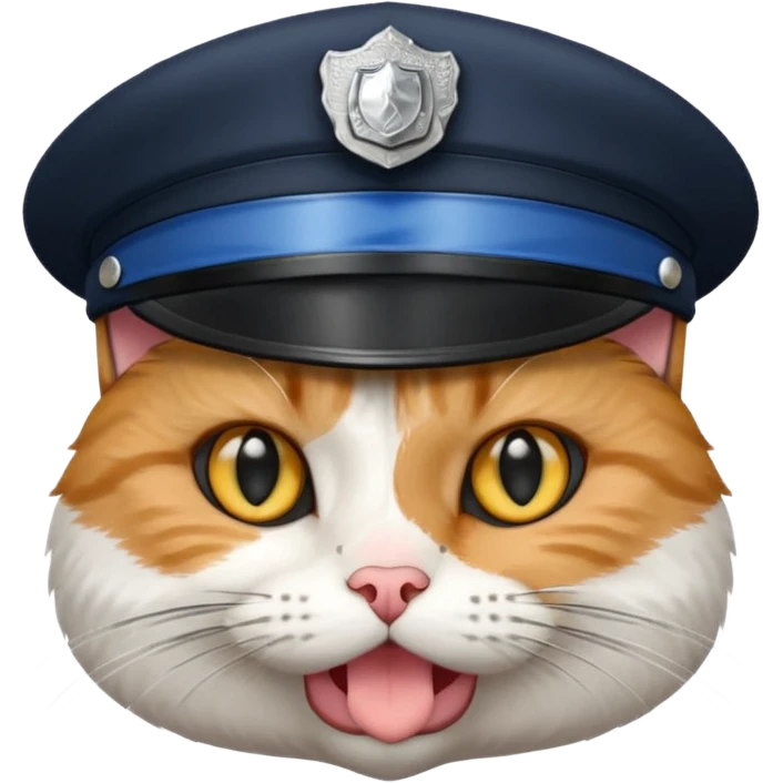 Police cat  emoji