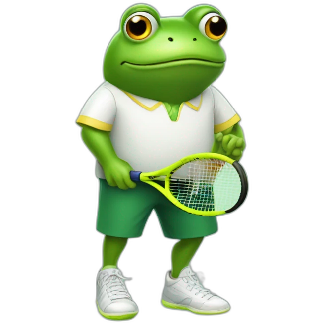 mr frog tennis emoji