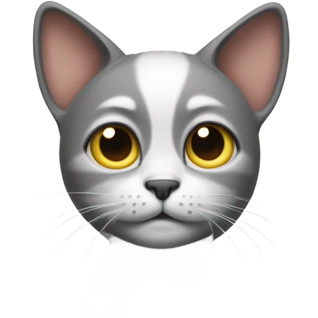 embarrassed cat emoji