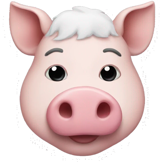Pork with mask emoji