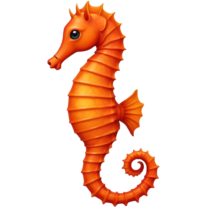 red Seahorse emoji
