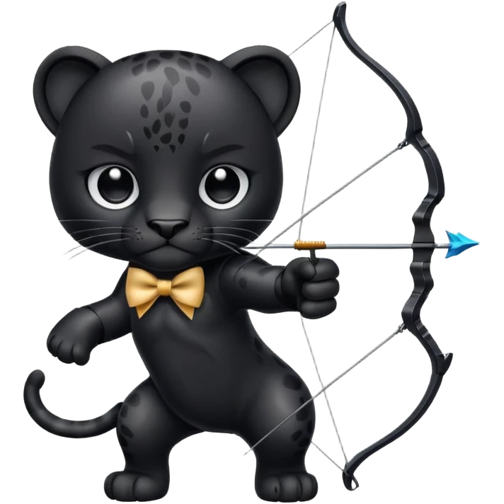 Panther archery  emoji