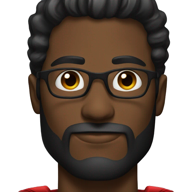 Black Superman with a beard  emoji