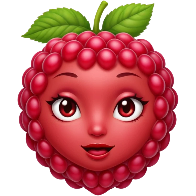 Sexy Raspberry Character emoji