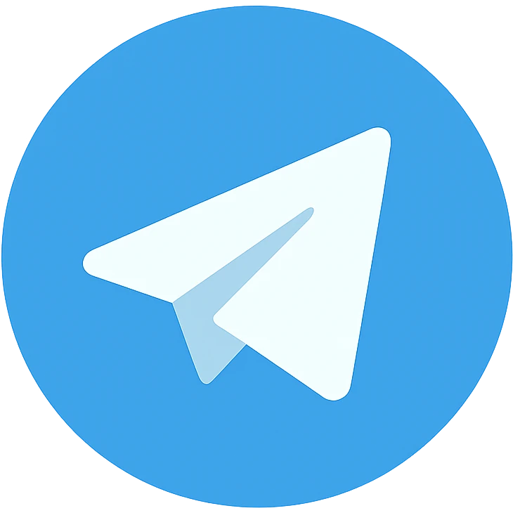 Telegram official logo emoji