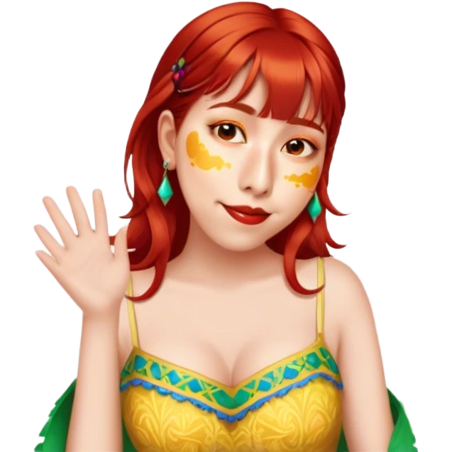 Vibrant Festival Singer emoji