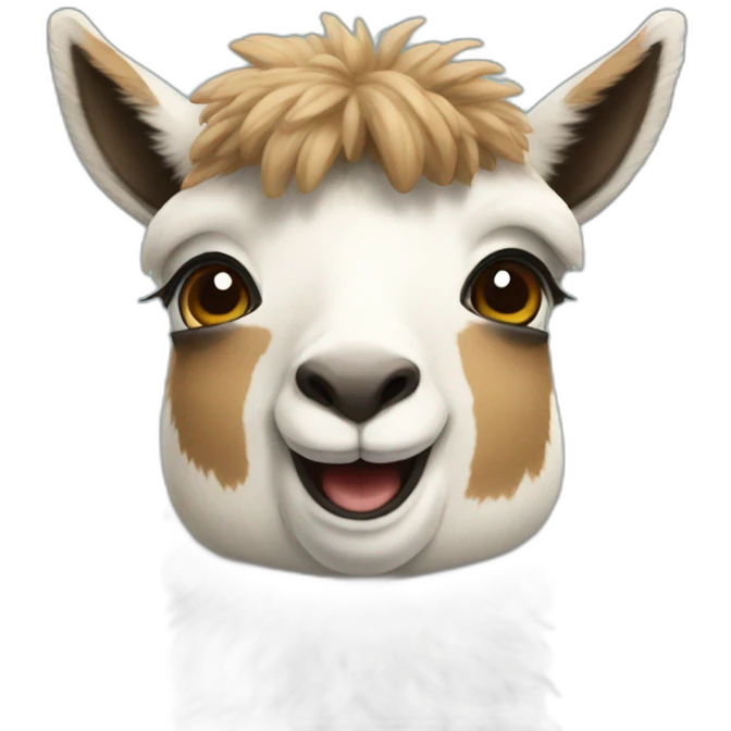 alpaka happy emoji