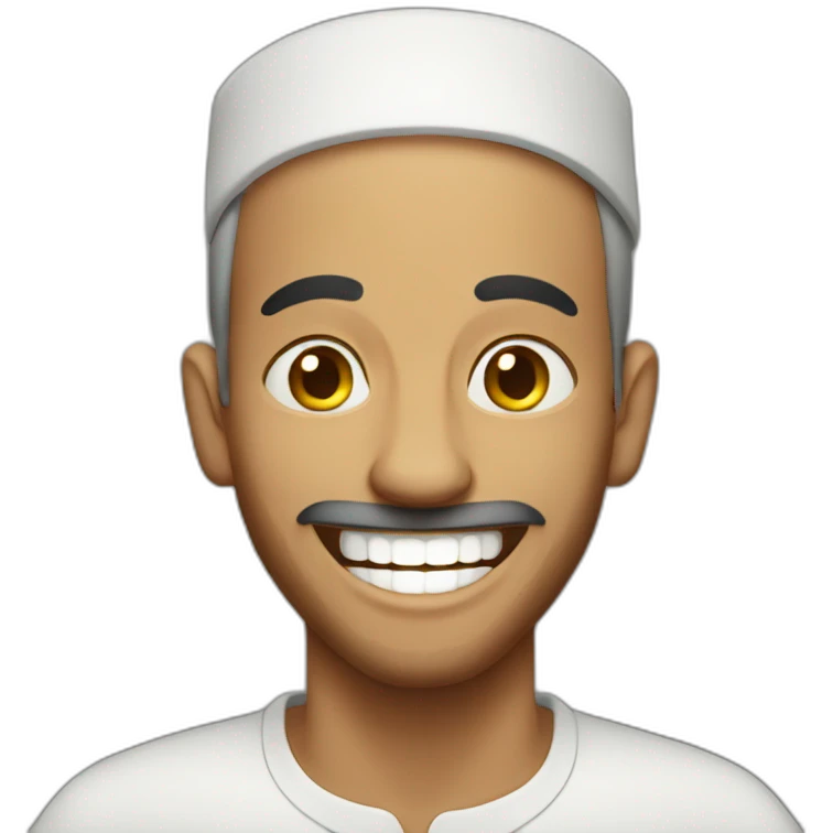 moroccan man laugh emoji