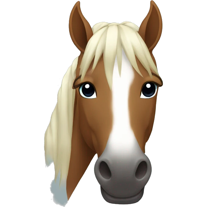 Horse with kikiriki emoji