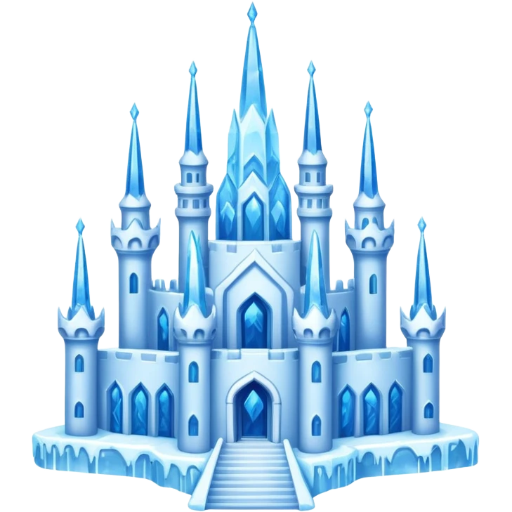Ice Kingdom palace emoji