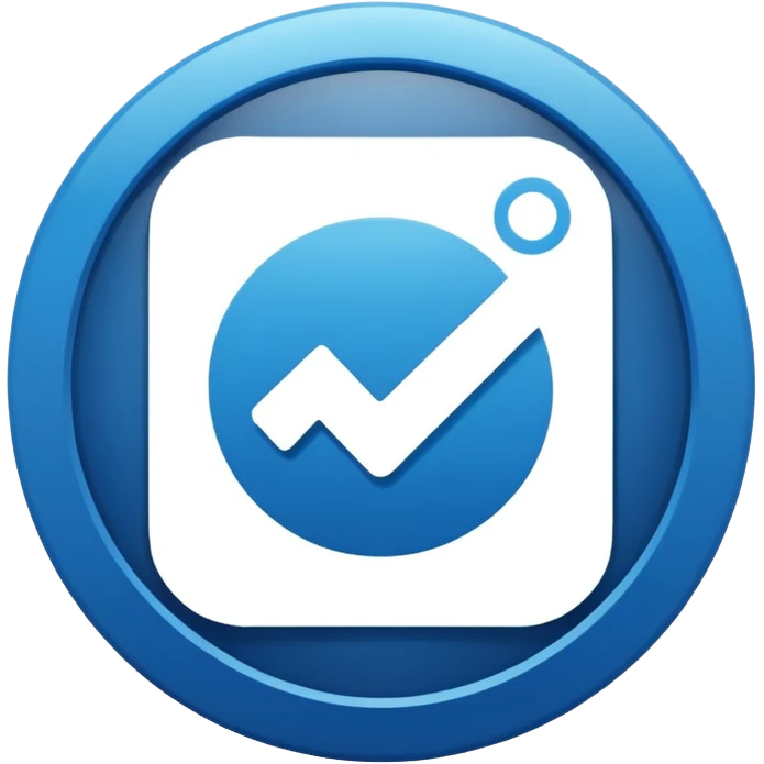 A high-resolution 2D icon of an Instagram-style verified badge.  emoji