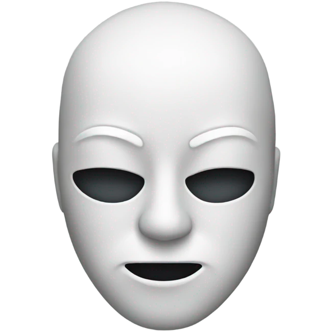 No emotion face emoji