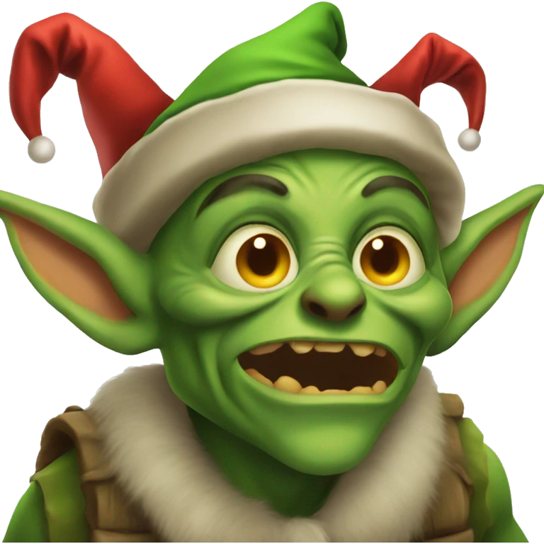 Christmas goblin emoji