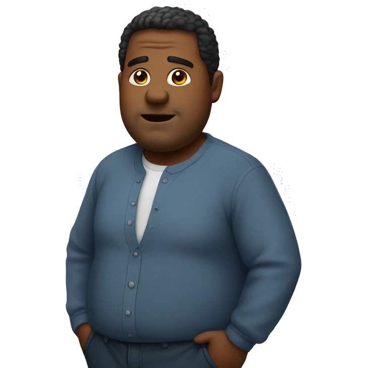 Homme gros emoji