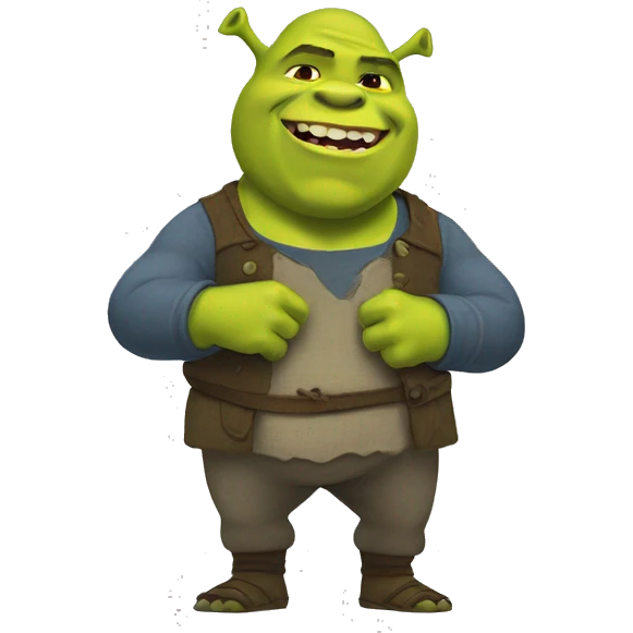 Shrek as Pokemon emoji