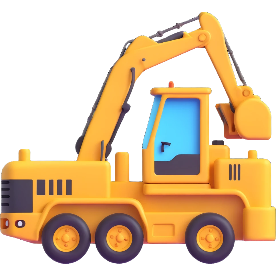 oversized heavy machinery cargo emoji