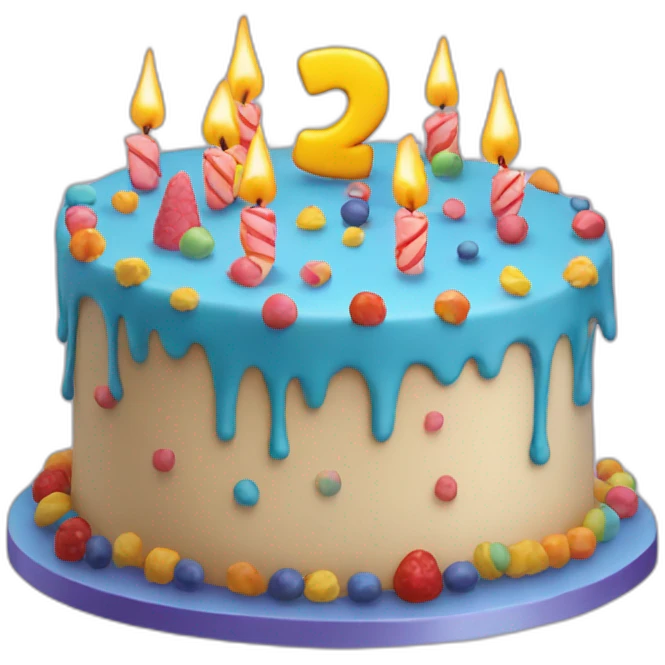 37th birthday cake emoji