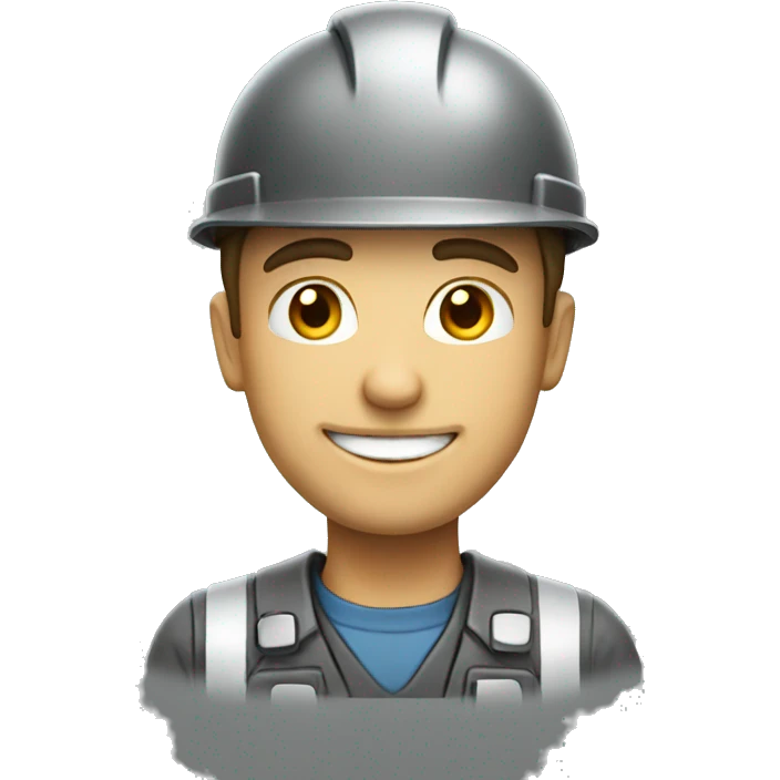 Engineer with smile emoji