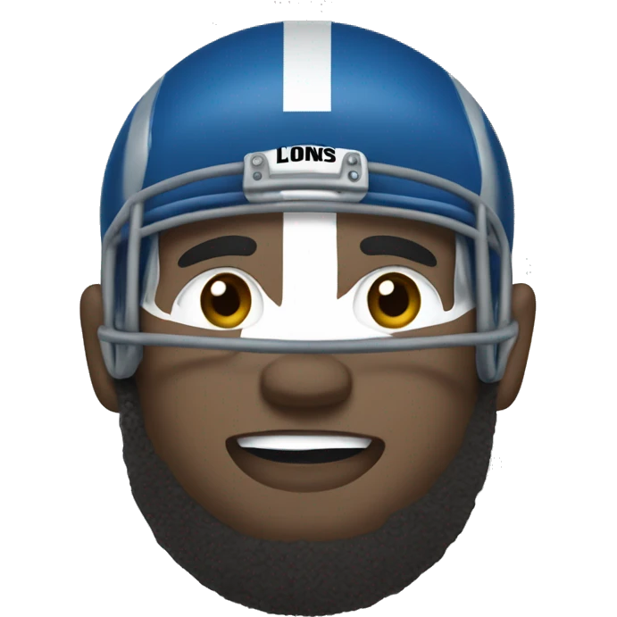 Detroit Lions football emoji