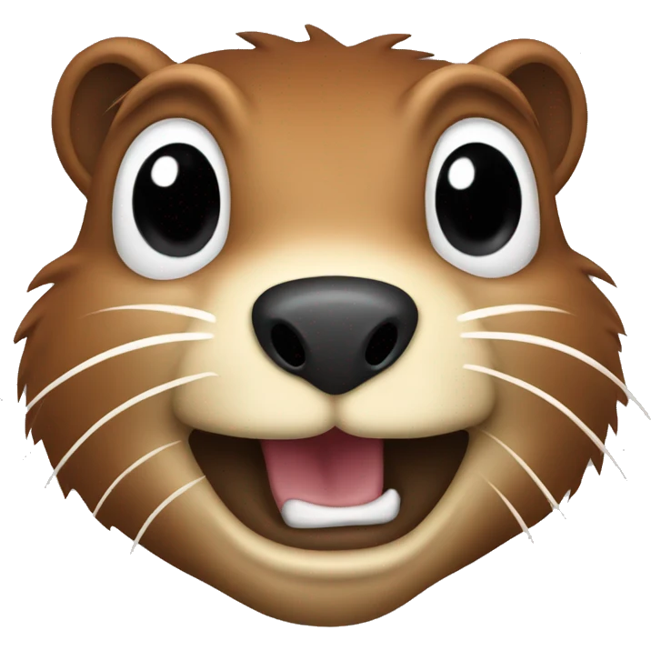 squeaking beaver emoji