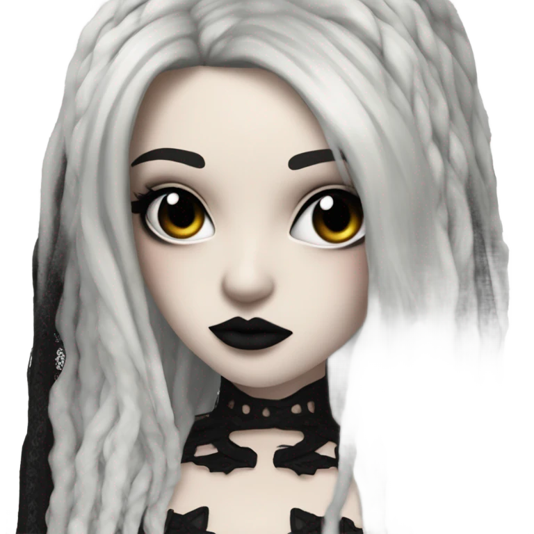hyper realistic goth victoria secret model emoji