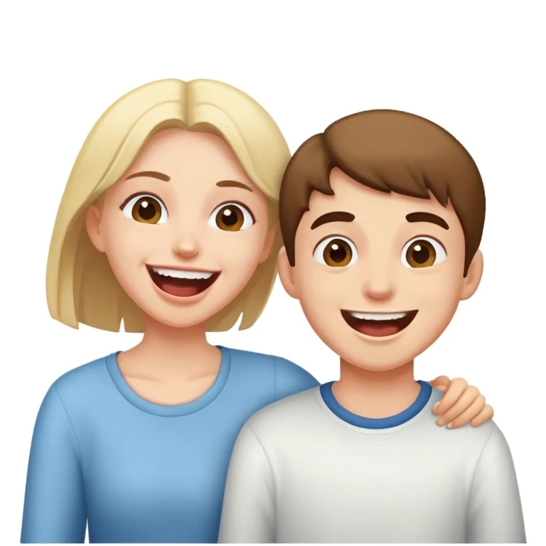 Sister whooping brother  emoji