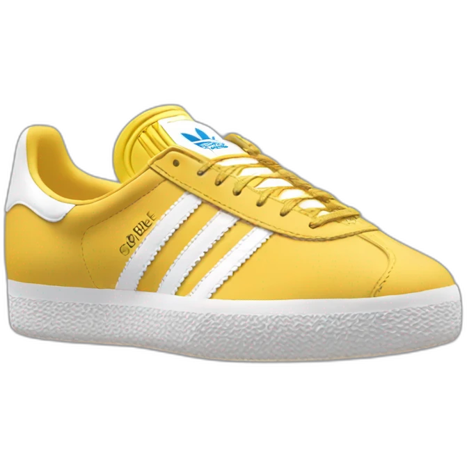 Adidas gazelle shoe emoji