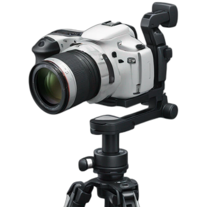 Canon camera on a gimbal emoji