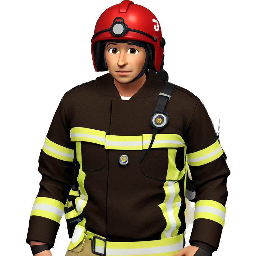 boys in uniforms with helmets emoji
