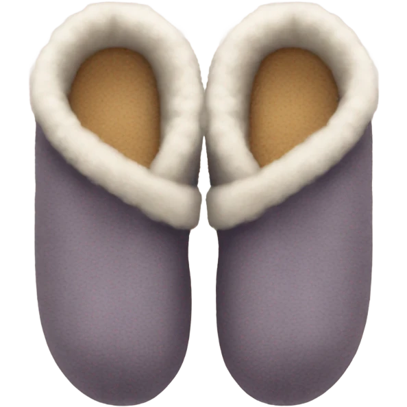 cozy slippers emoji