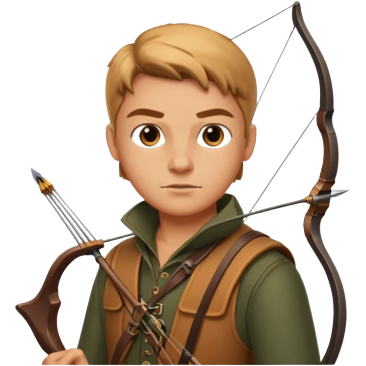 Ein jäger mit Bogen emoji