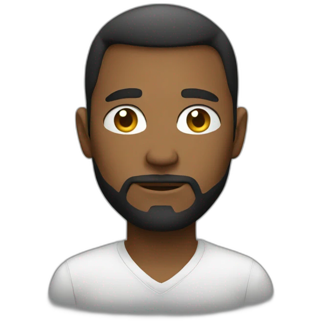 designer looking close at the screen emoji