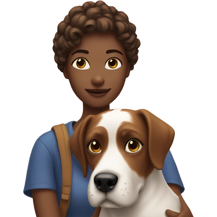 emily with a dog emoji