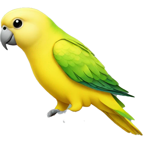yellow parakeet emoji