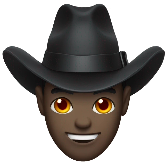 vampire with a cowboy hat emoji