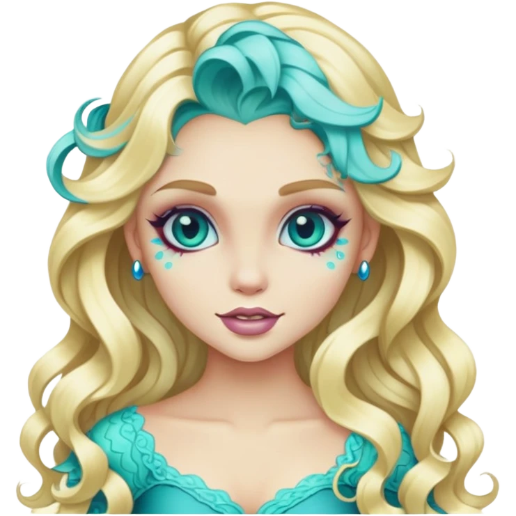 Lagoona blue from monster high emoji