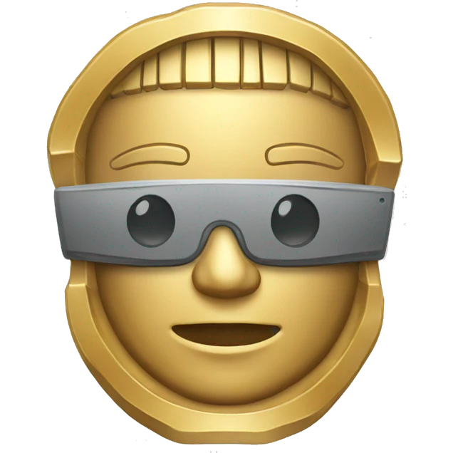 a coin with a graphics card emoji