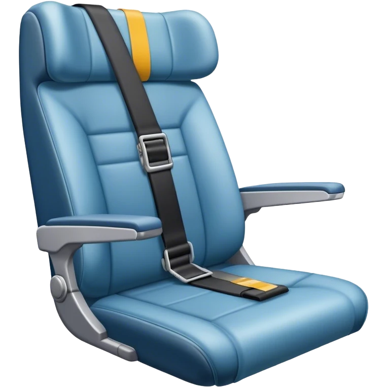 plane seat seatbelt emoji