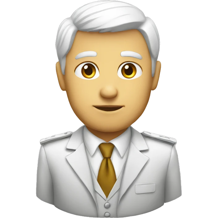 leader white emoji