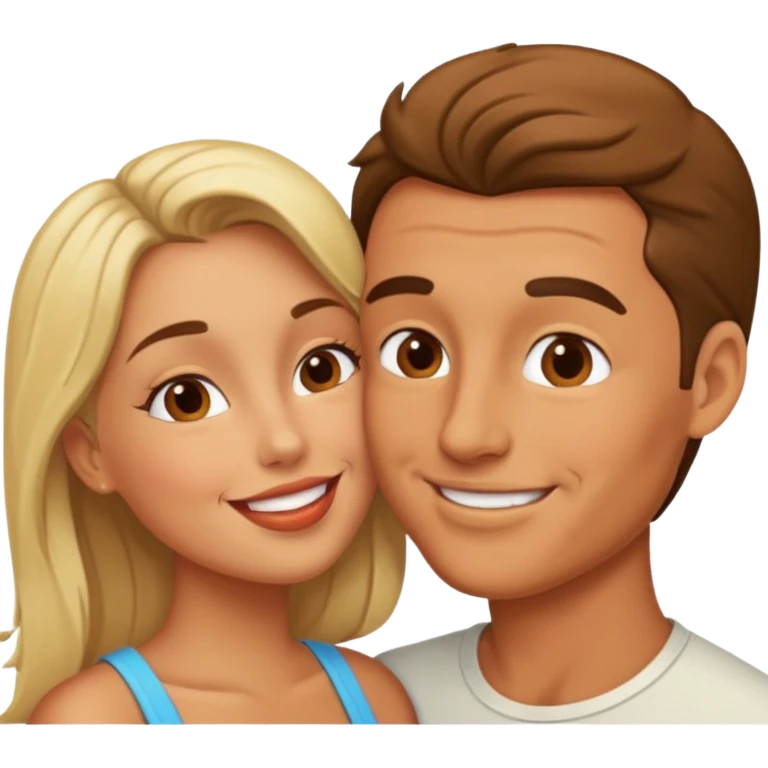 Man and woman kissing  emoji