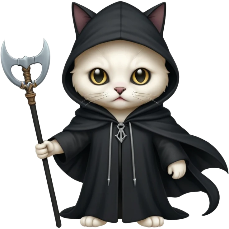 Grim reaper cat emoji
