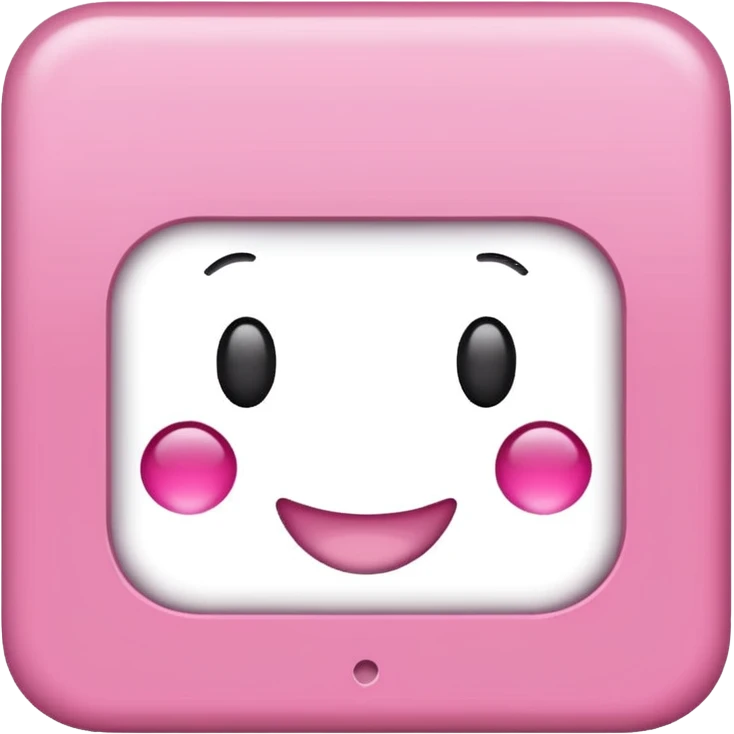 Pink square with 'OK' text emoji