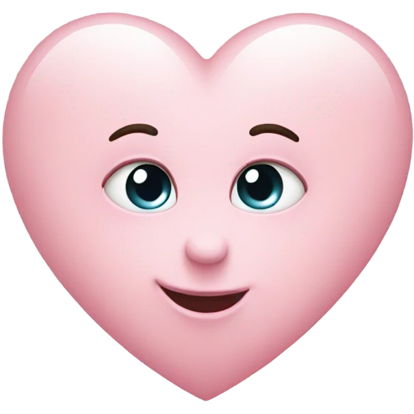 Baby pink heart emoji