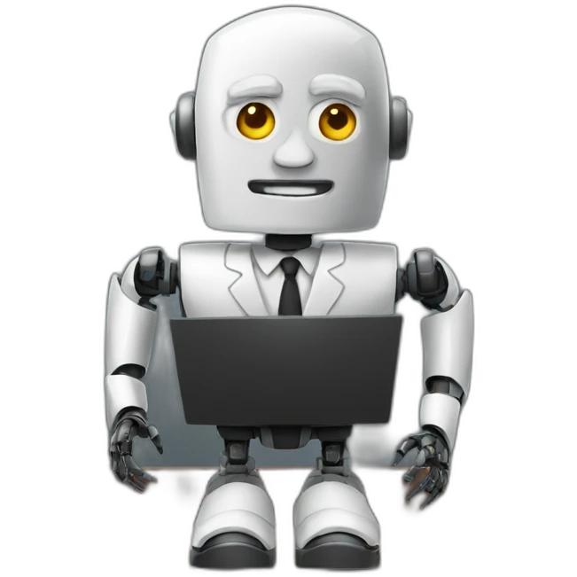 Lawyer robot emoji