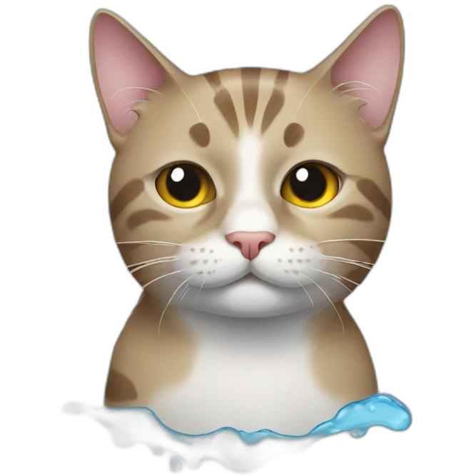 wet cat emoji