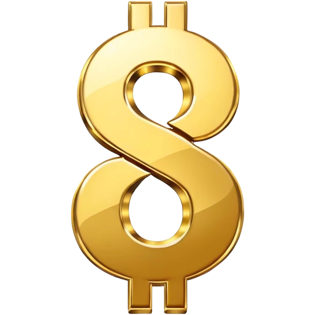 dollar sign emoji