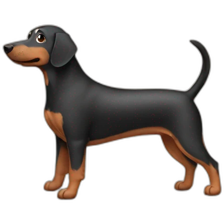 perro salchicha emoji