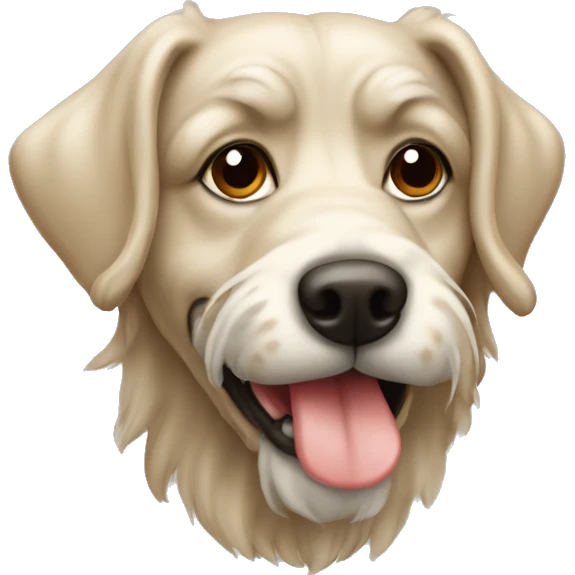 Bolonka zwetna dog, beige emoji
