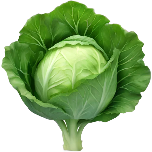 cabbage inside the mirror emoji