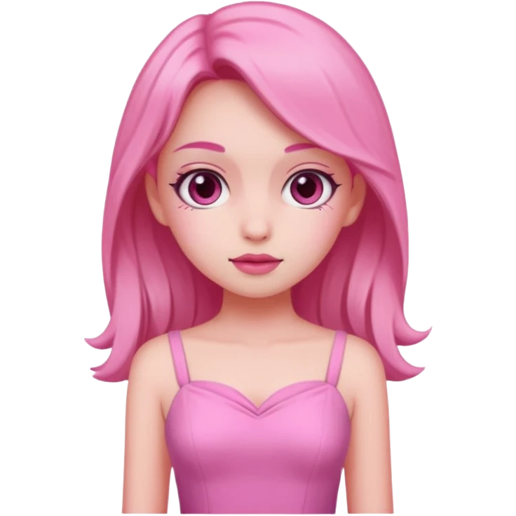 Aesthetic pink girl  emoji